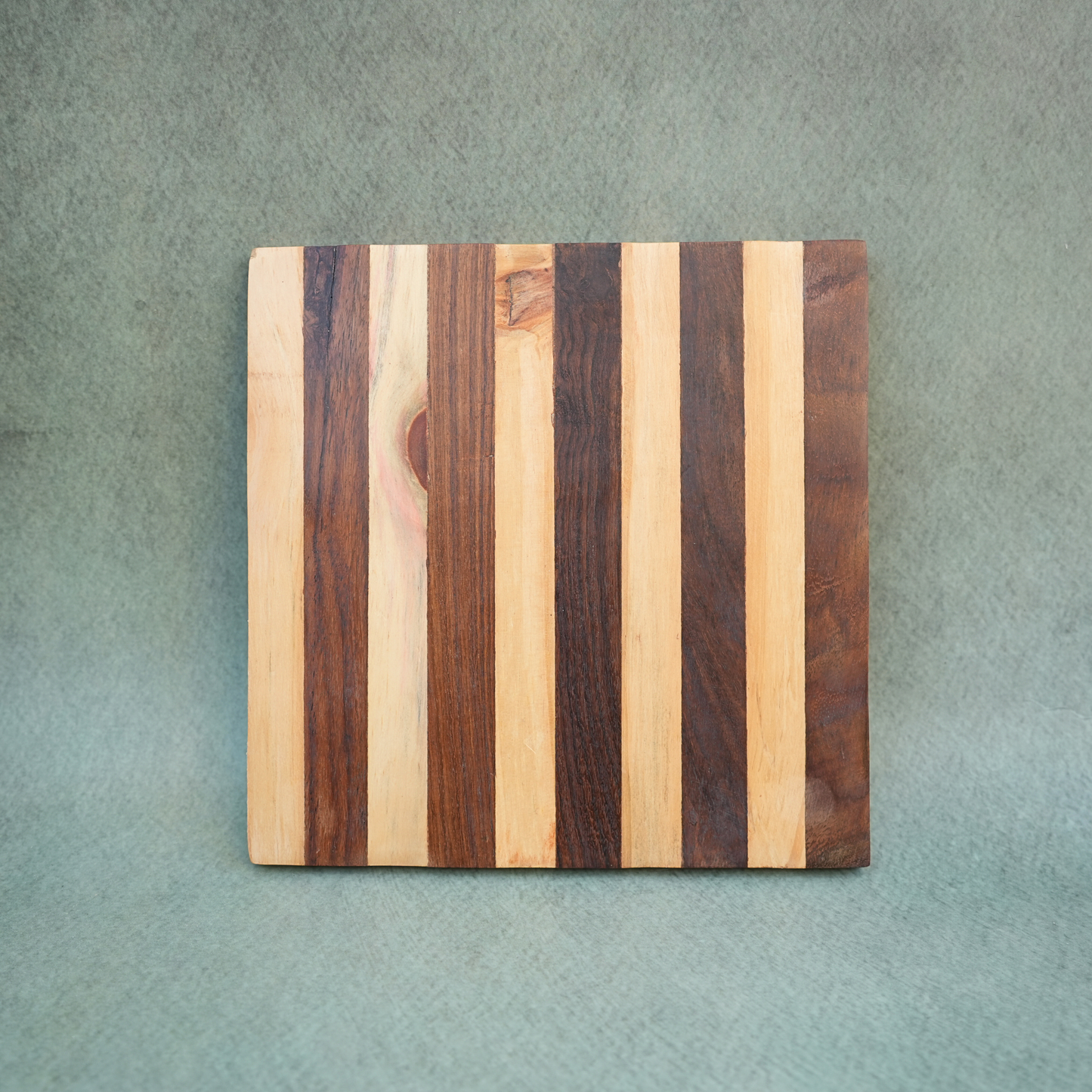Square Wooden Trivet- Set of 2