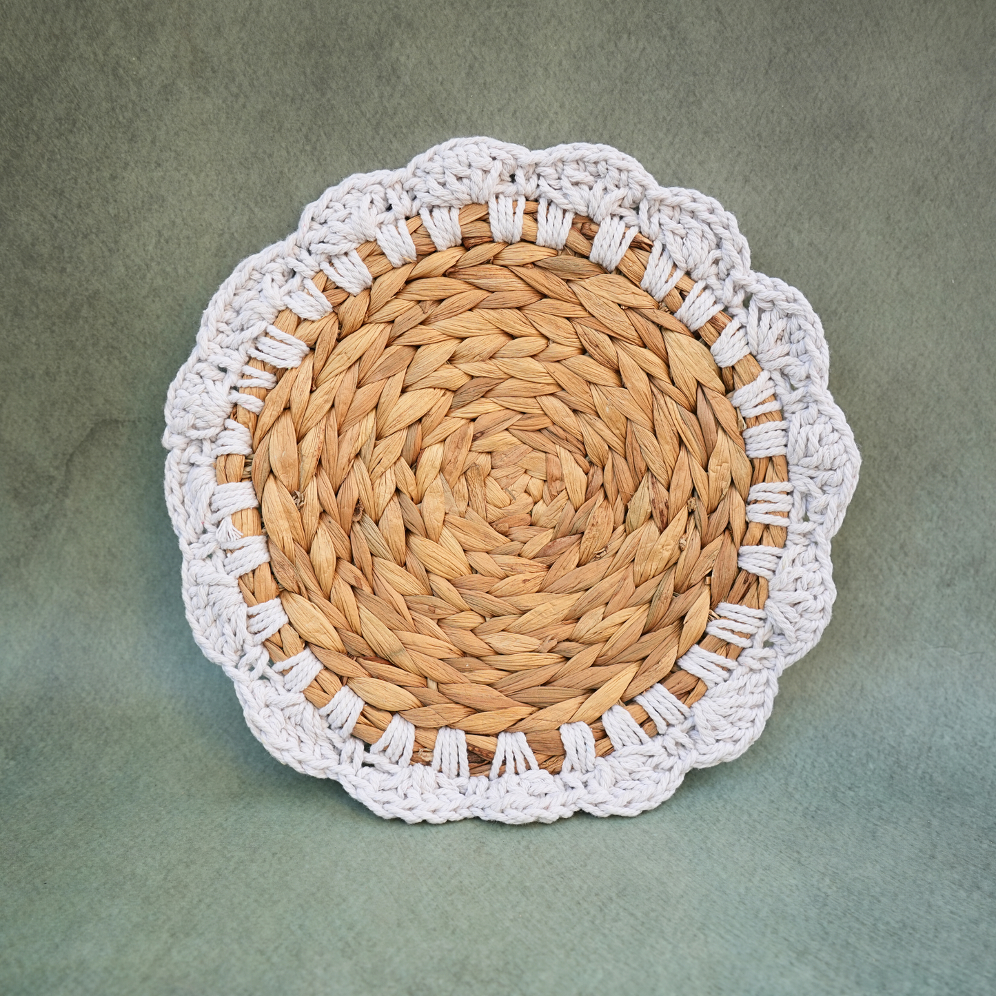 Boho Banana Fibre Trivet- Set of 2