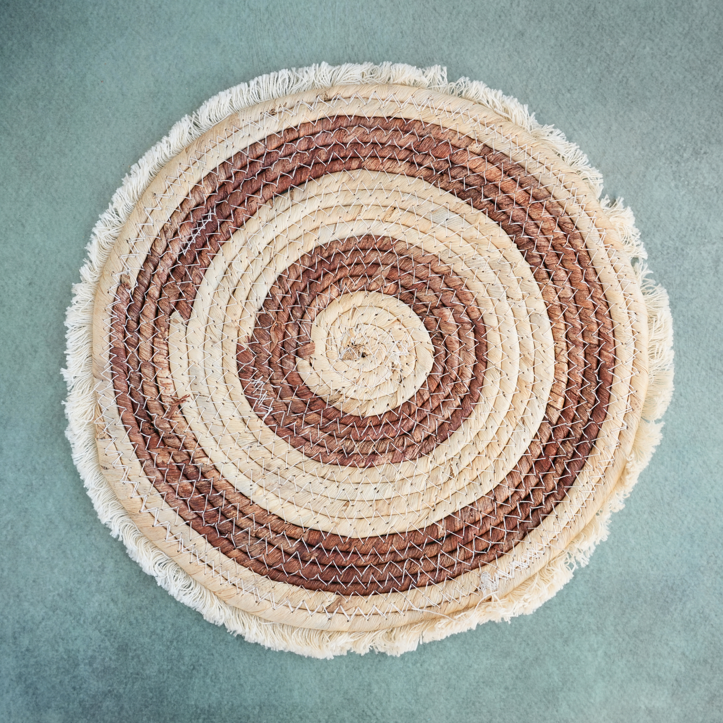 Boho Jute Trivet- Umber