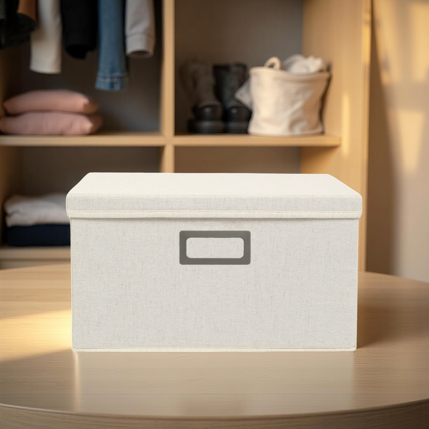 Foldable Storage Box with Lid
