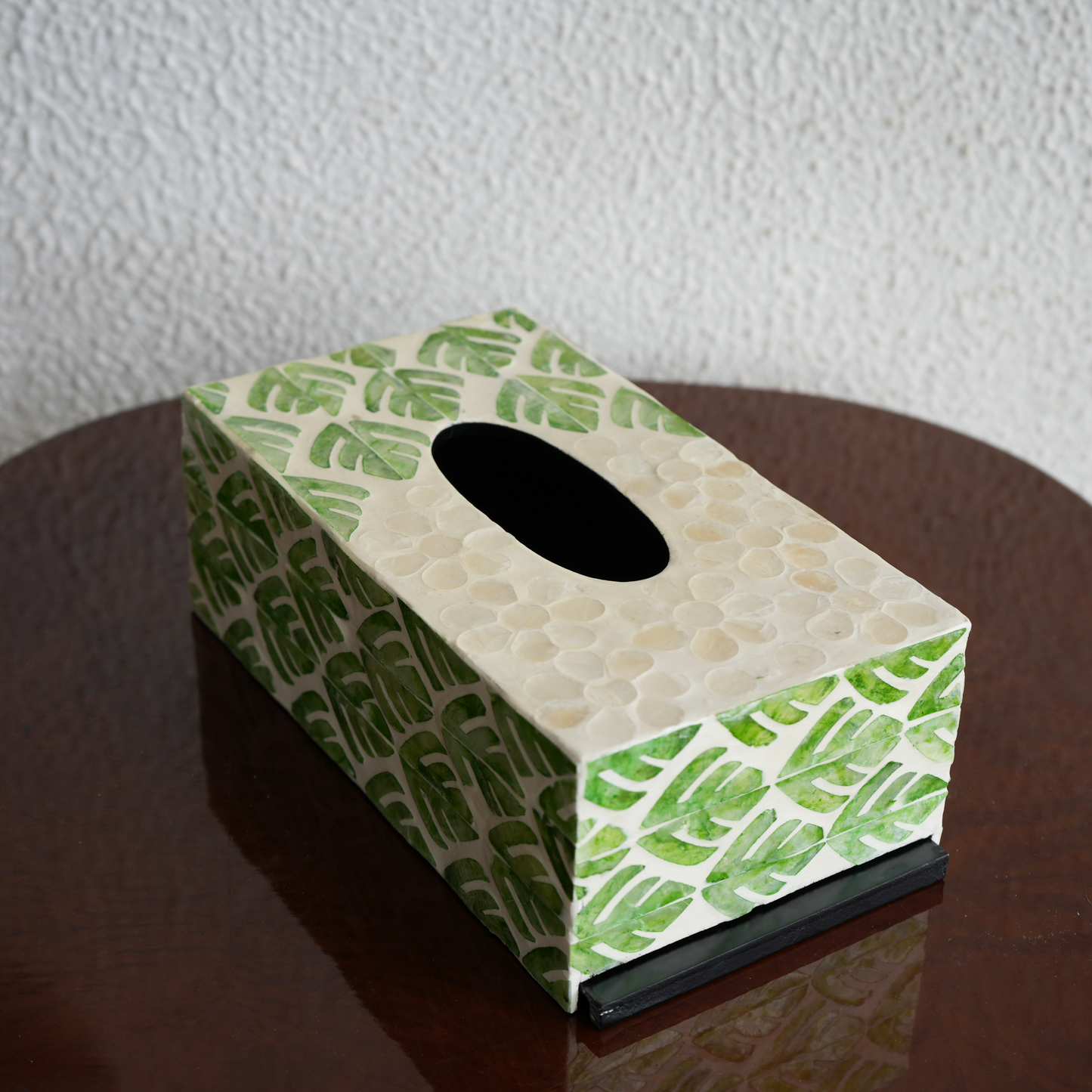 Mother-of-Pearl Rectangular Tissue Box - Botanic