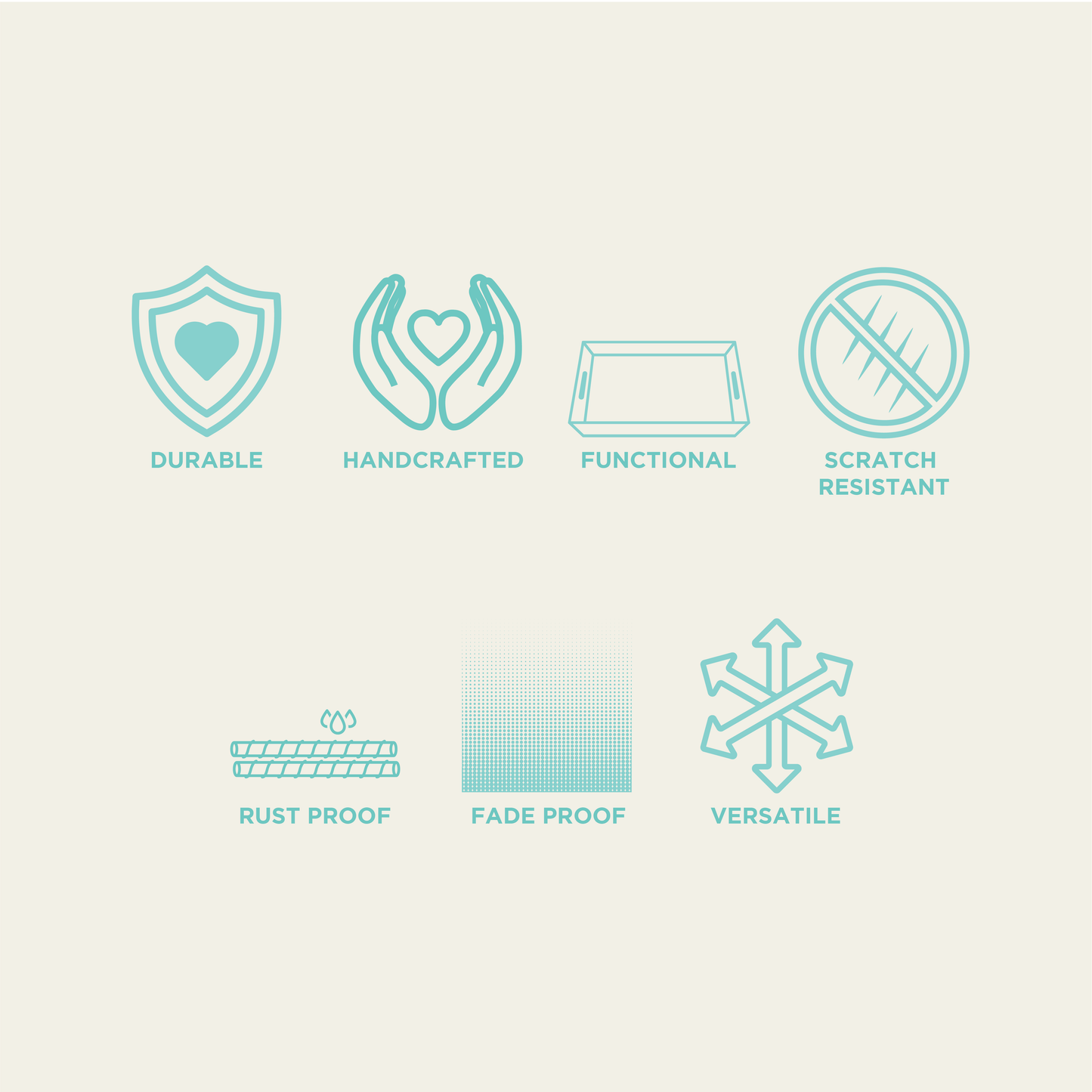 Hand-painted Gold Leaf Serving Tray- Large