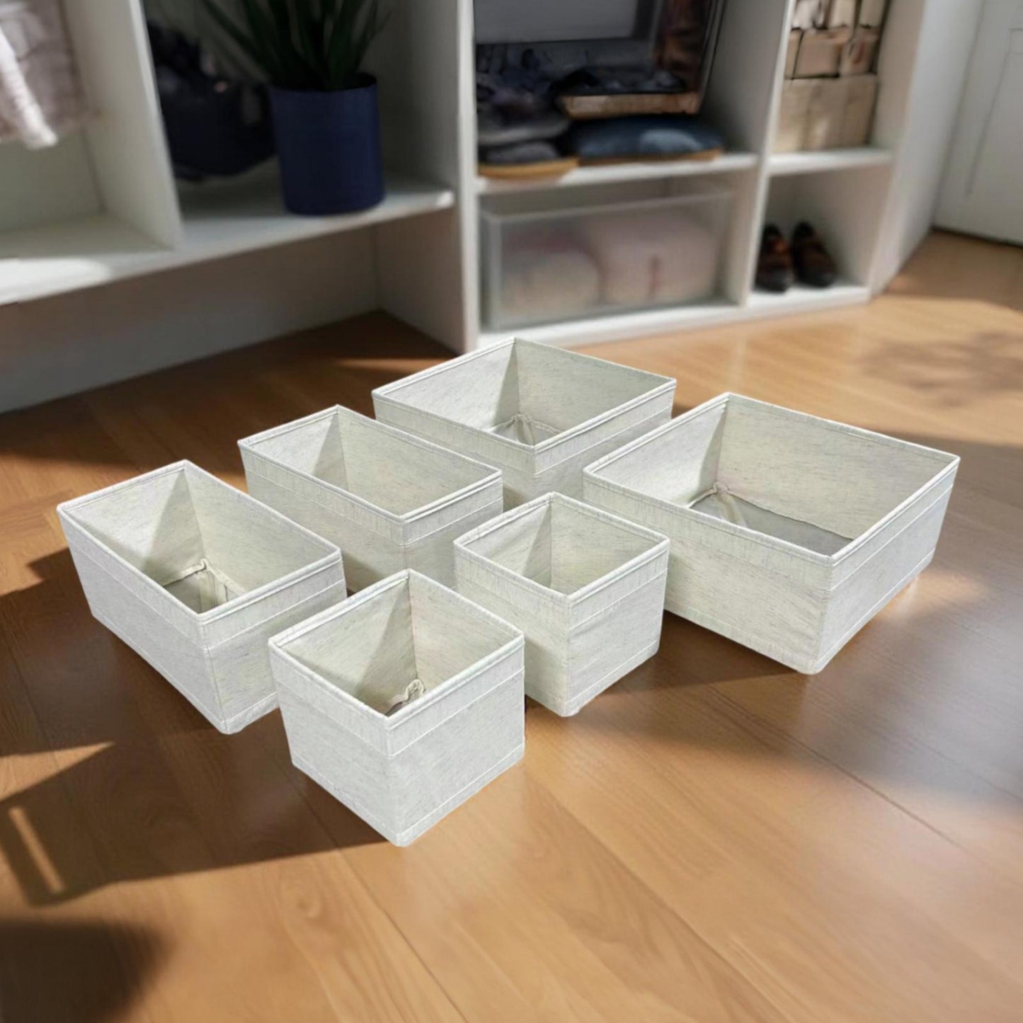 Foldable Storage Organisers- Set of 6