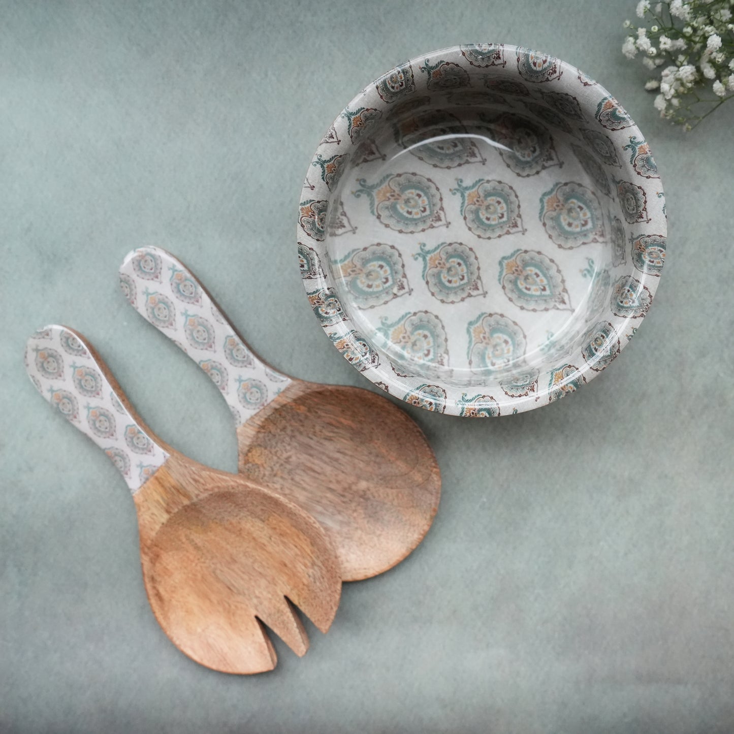 Spring Round Salad Bowl- Small