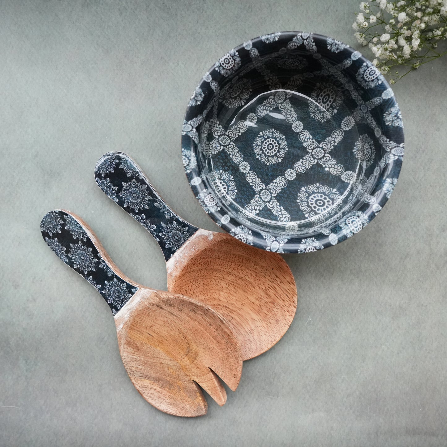 Iris Round Salad Bowl- Small