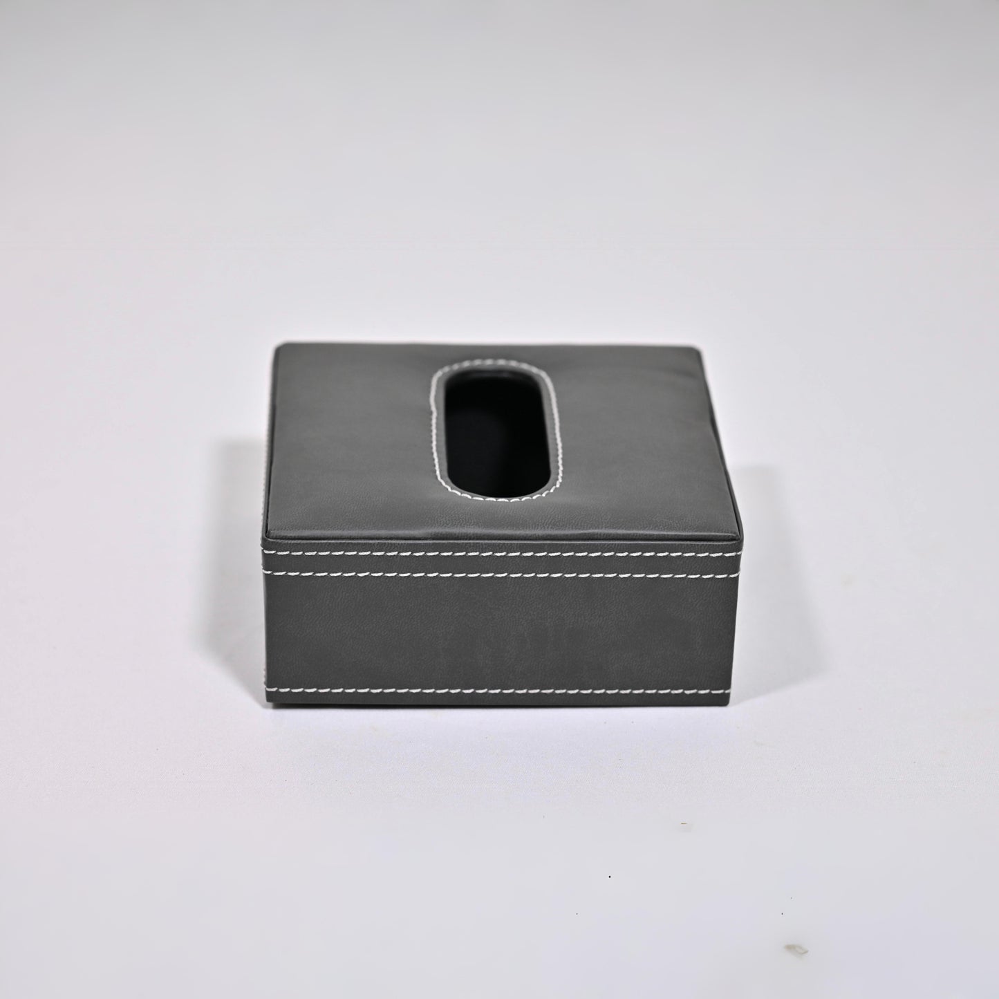 Dark Gray Tissue Box- Square