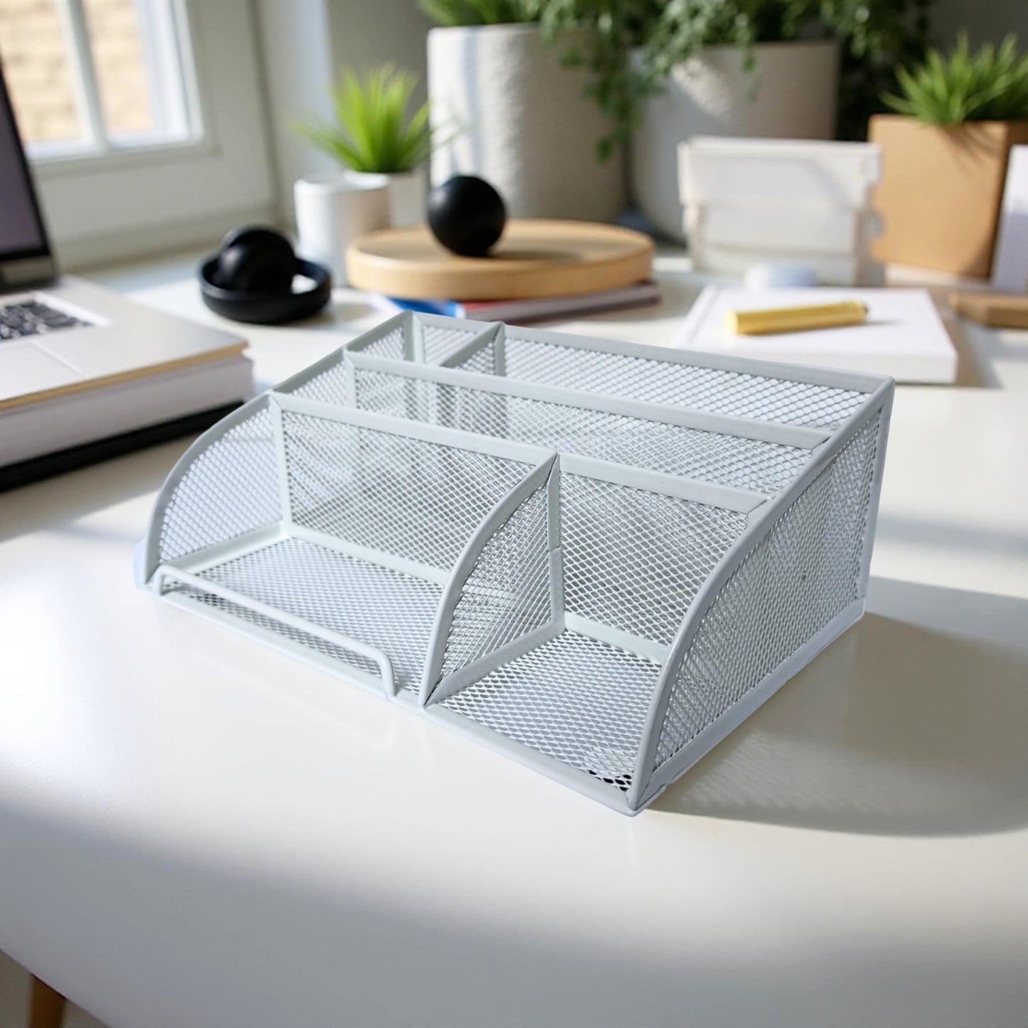 Mesh Stationery Desk Organiser