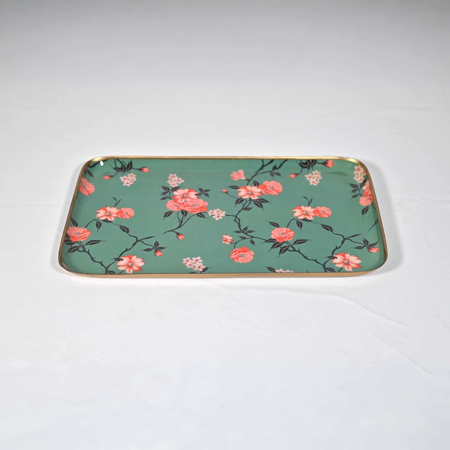 Regular Floral Serving Tray - Begonia