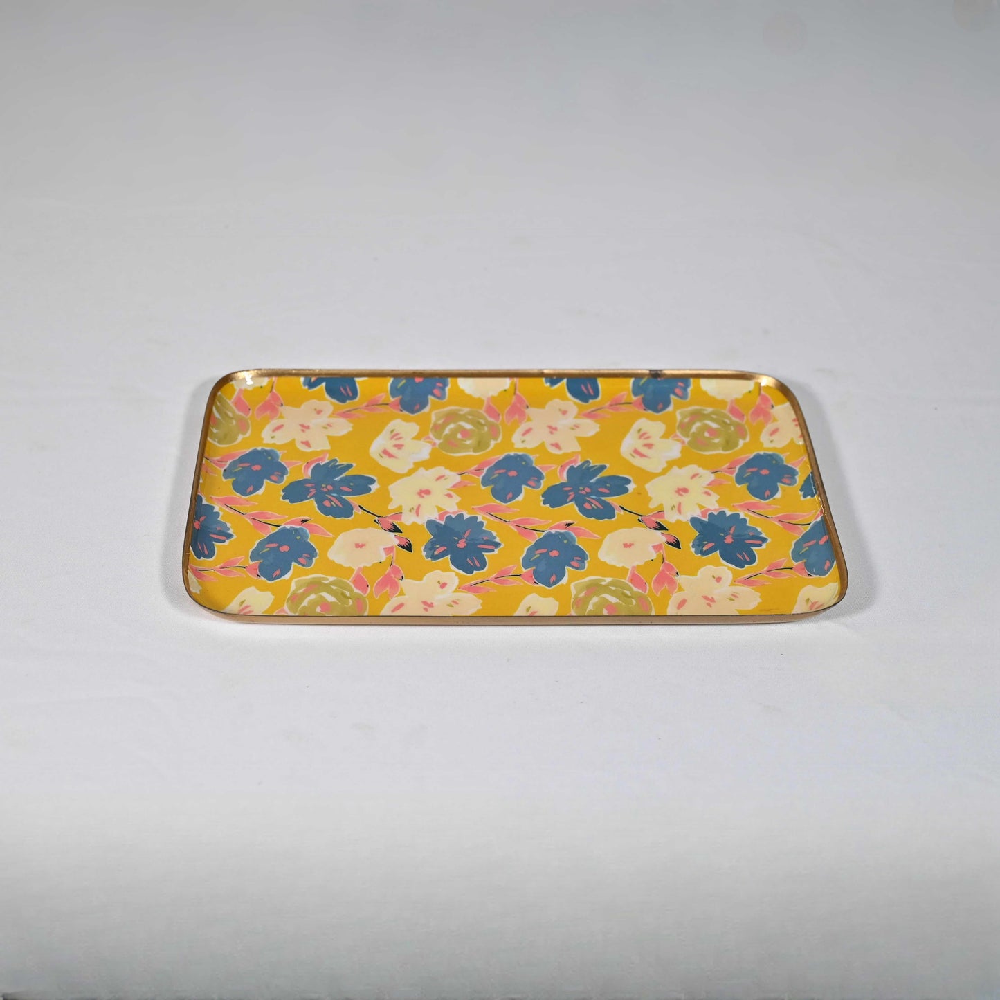 Regular Floral Serving Tray - Daffodil