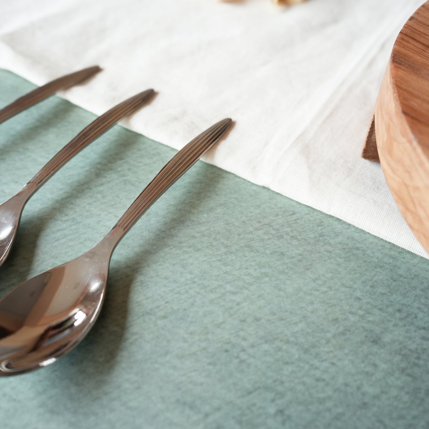 Textured Stainless Steel Tea Spoon Set
