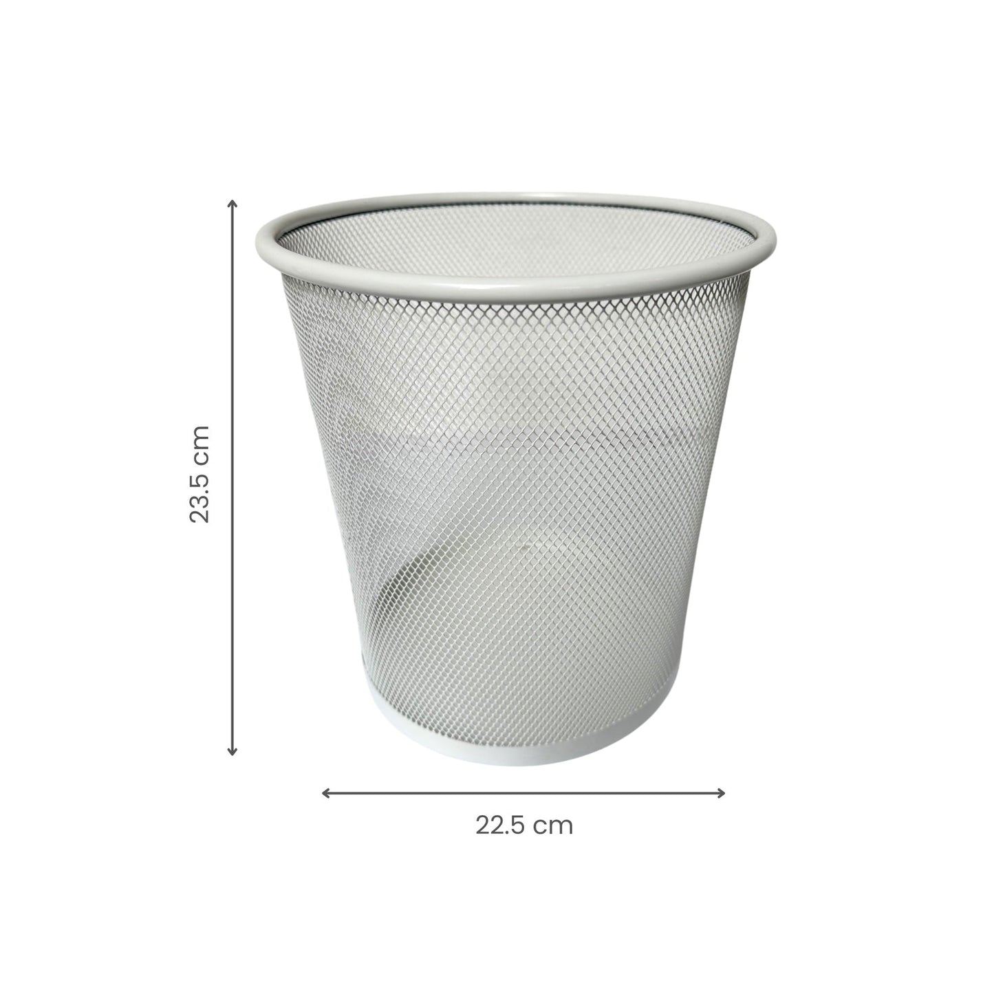 Round Mesh Trash Can