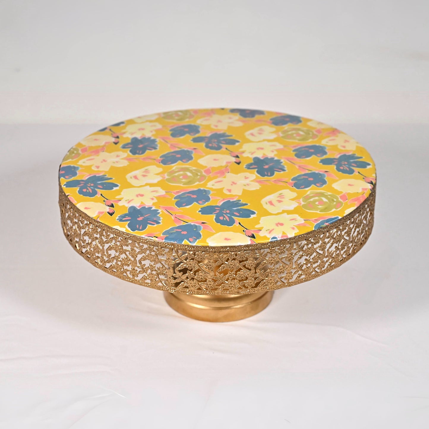 Floral Cake Stand - Daffodil