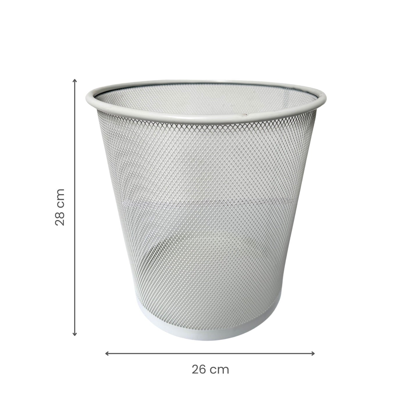 Round Mesh Trash Can