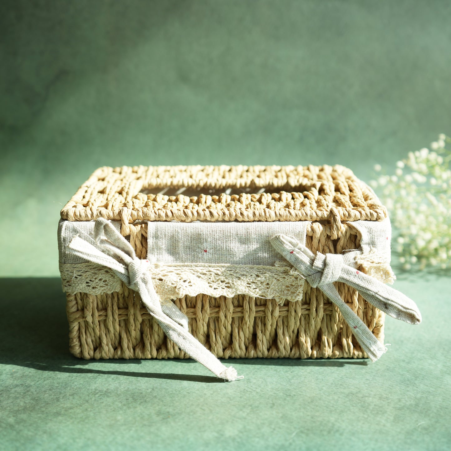 Rectangle Cane Tissue Box
