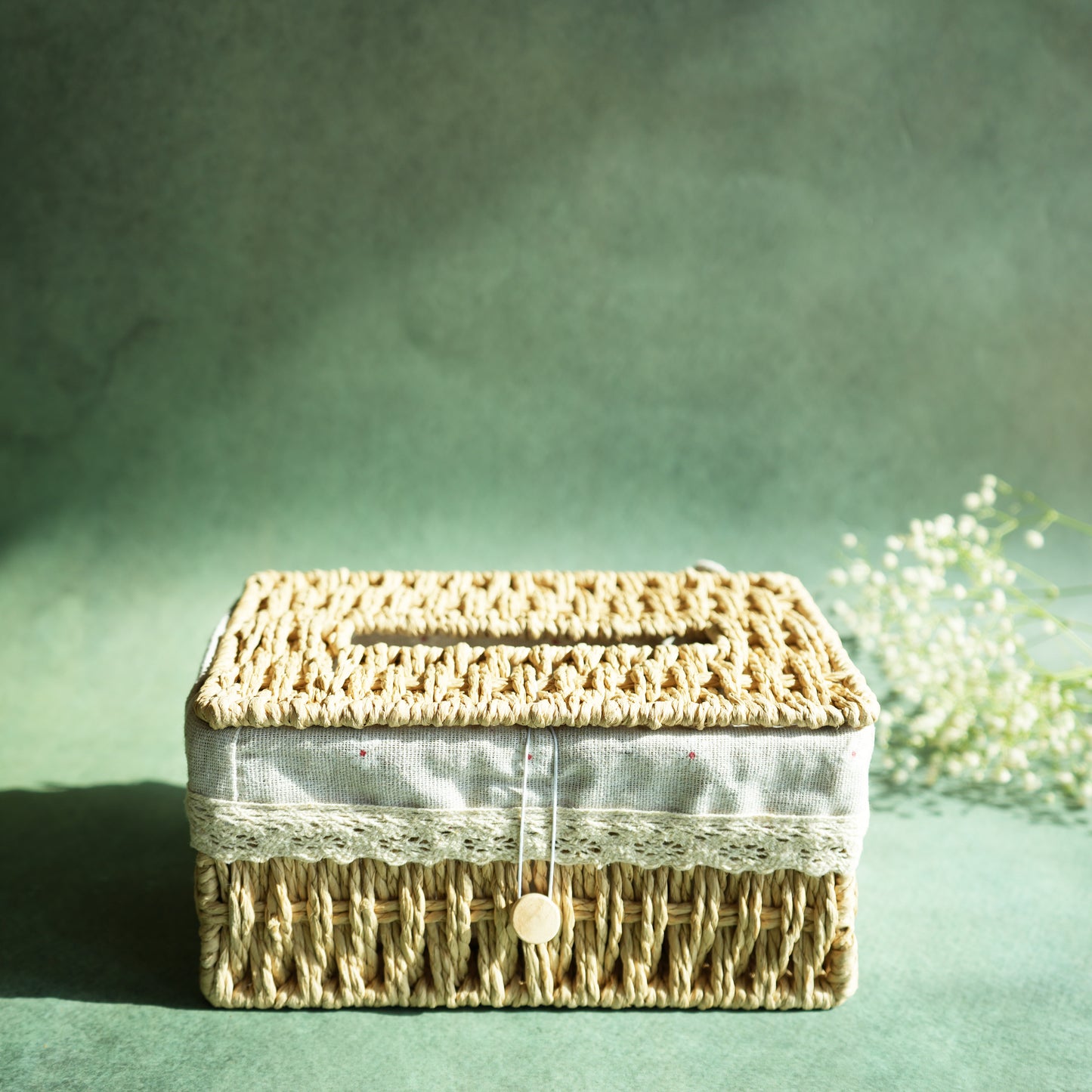 Rectangle Cane Tissue Box