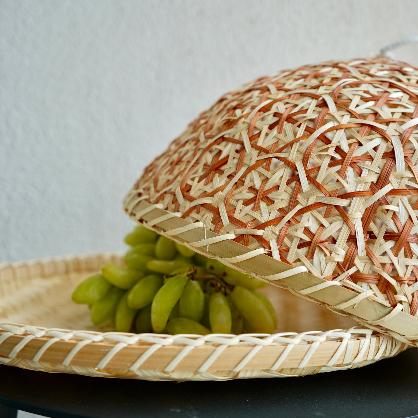 Woven Cane Fruit Cover