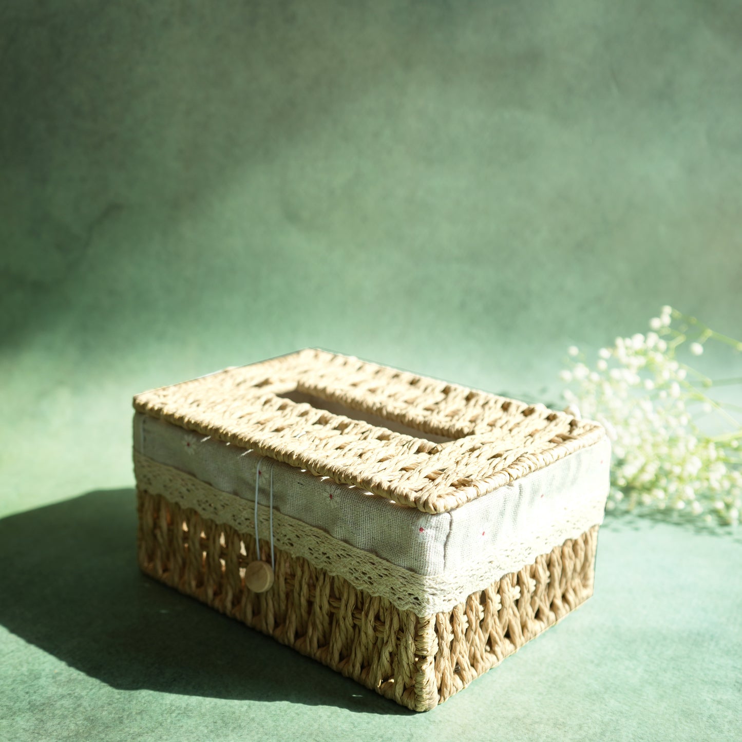 Rectangle Cane Tissue Box
