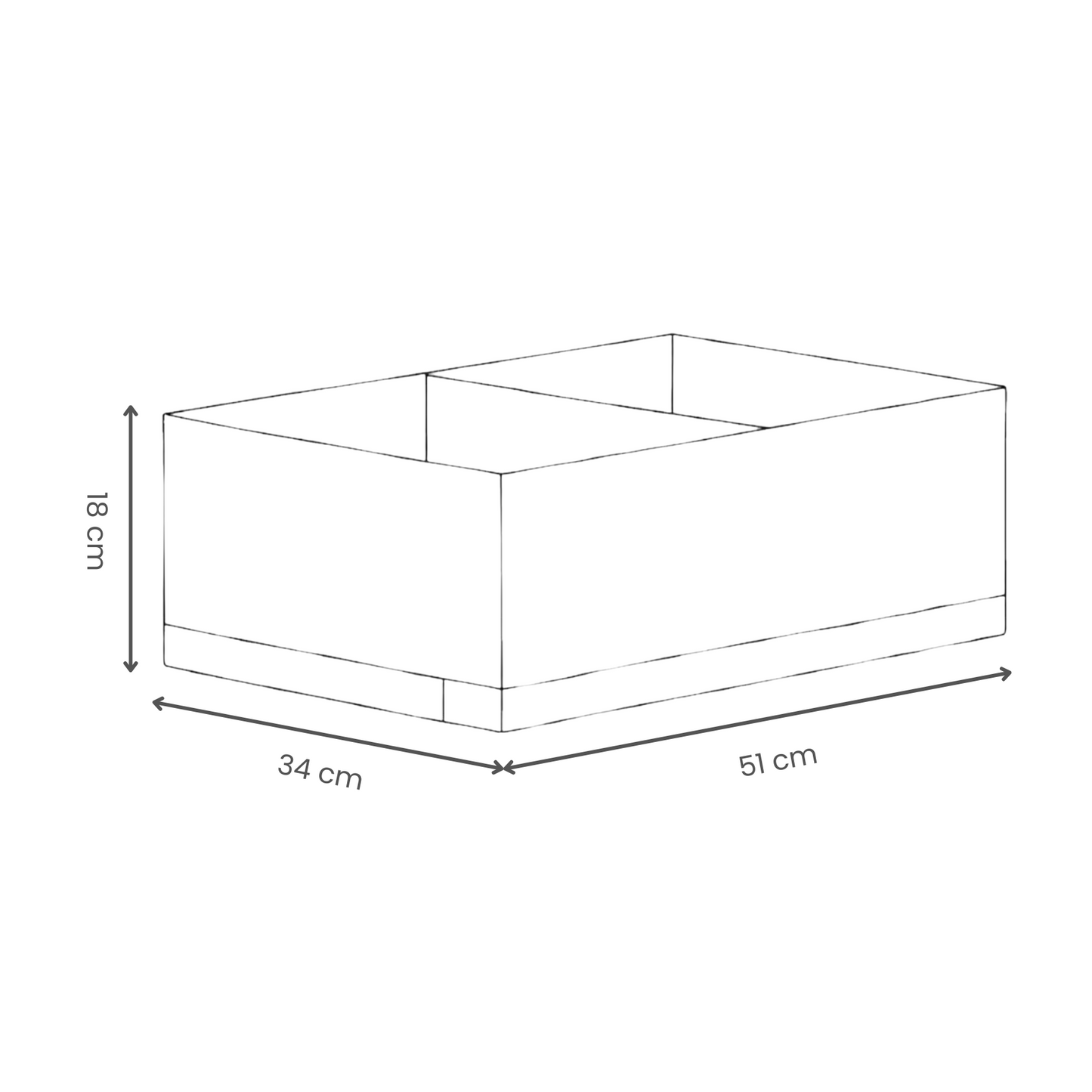 Storage Organiser with Compartments