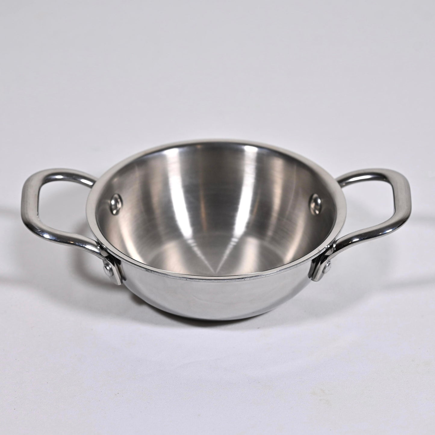 TriPly Stainless Steel Kadhai with Handle (4.4L)