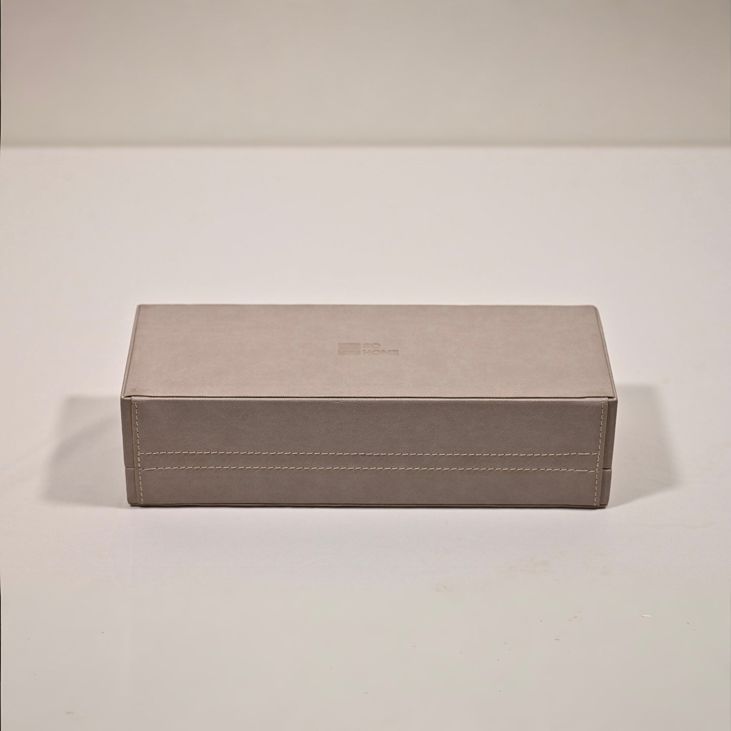 Beige Leather Watch Organiser (Small)