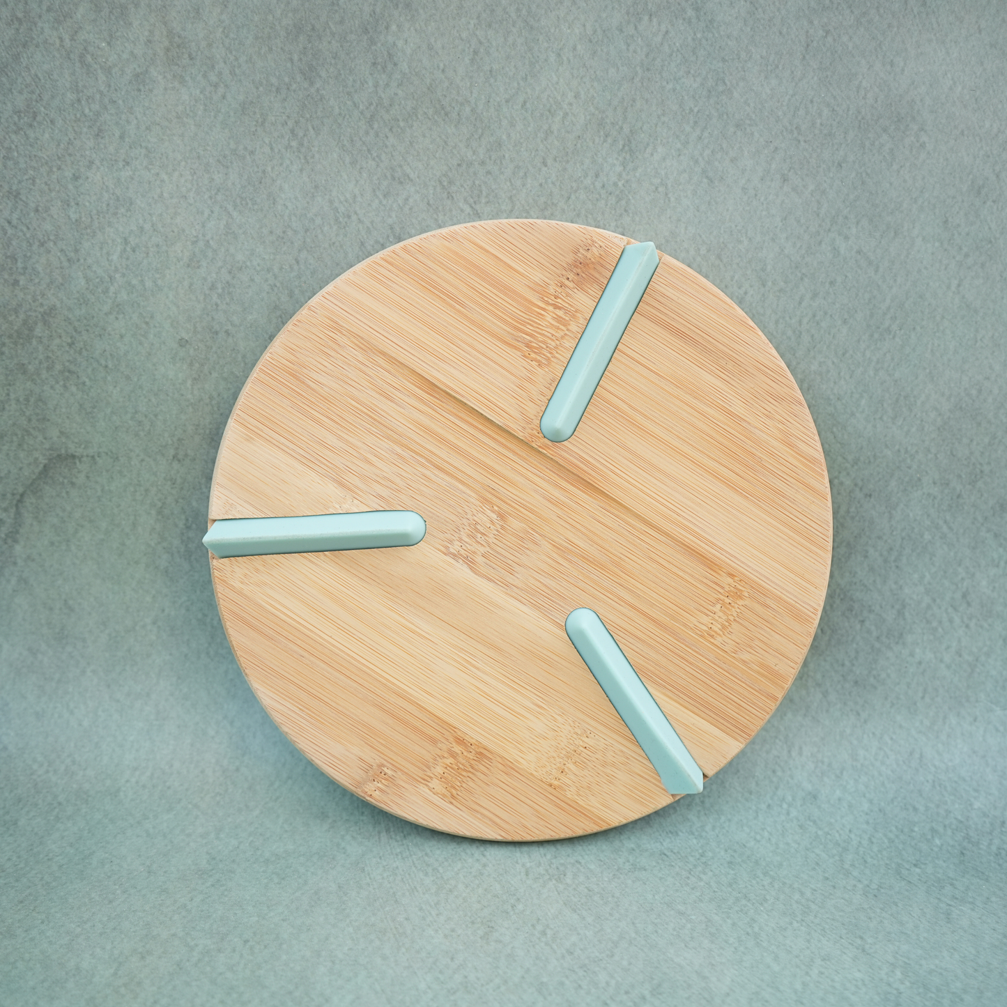 2-IN-1 Round Wooden Trivet + Mini Chopping Board