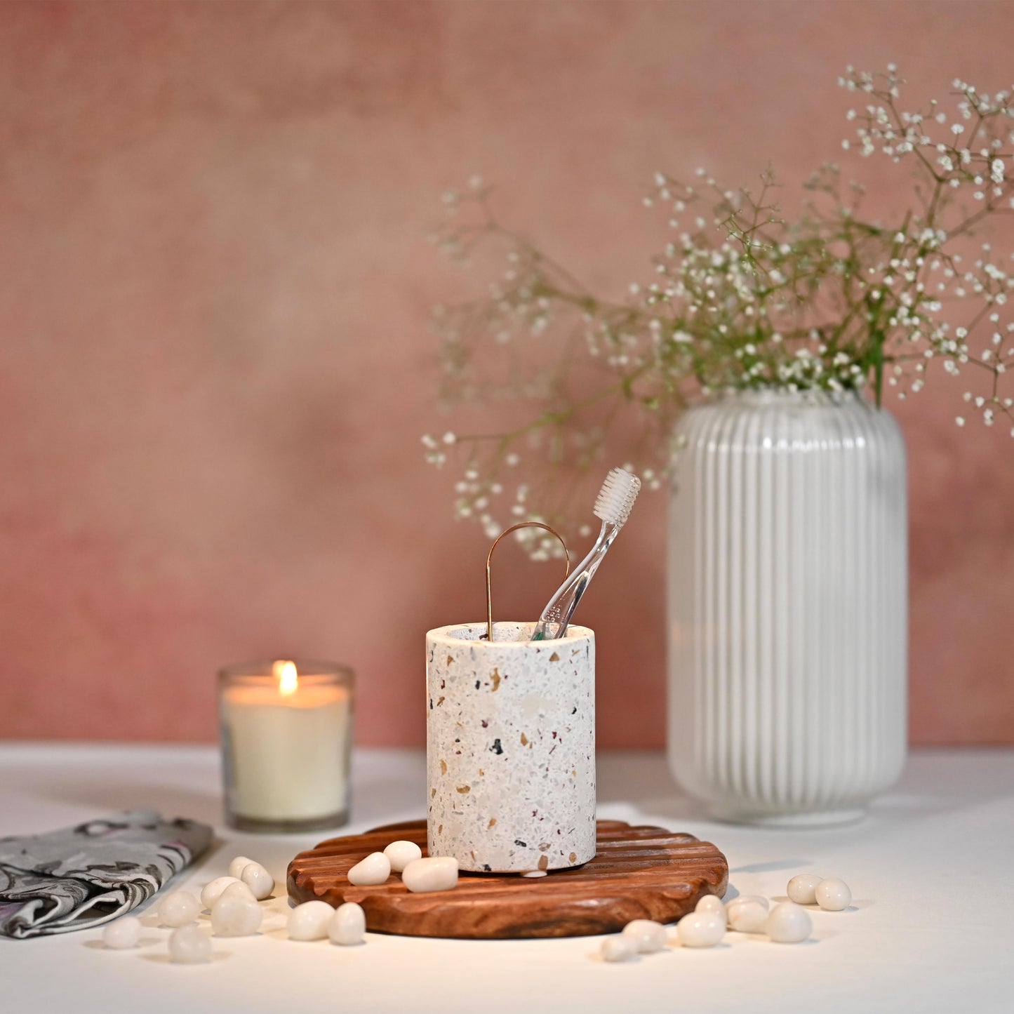 Multicolor Terrazzo Bathroom Set