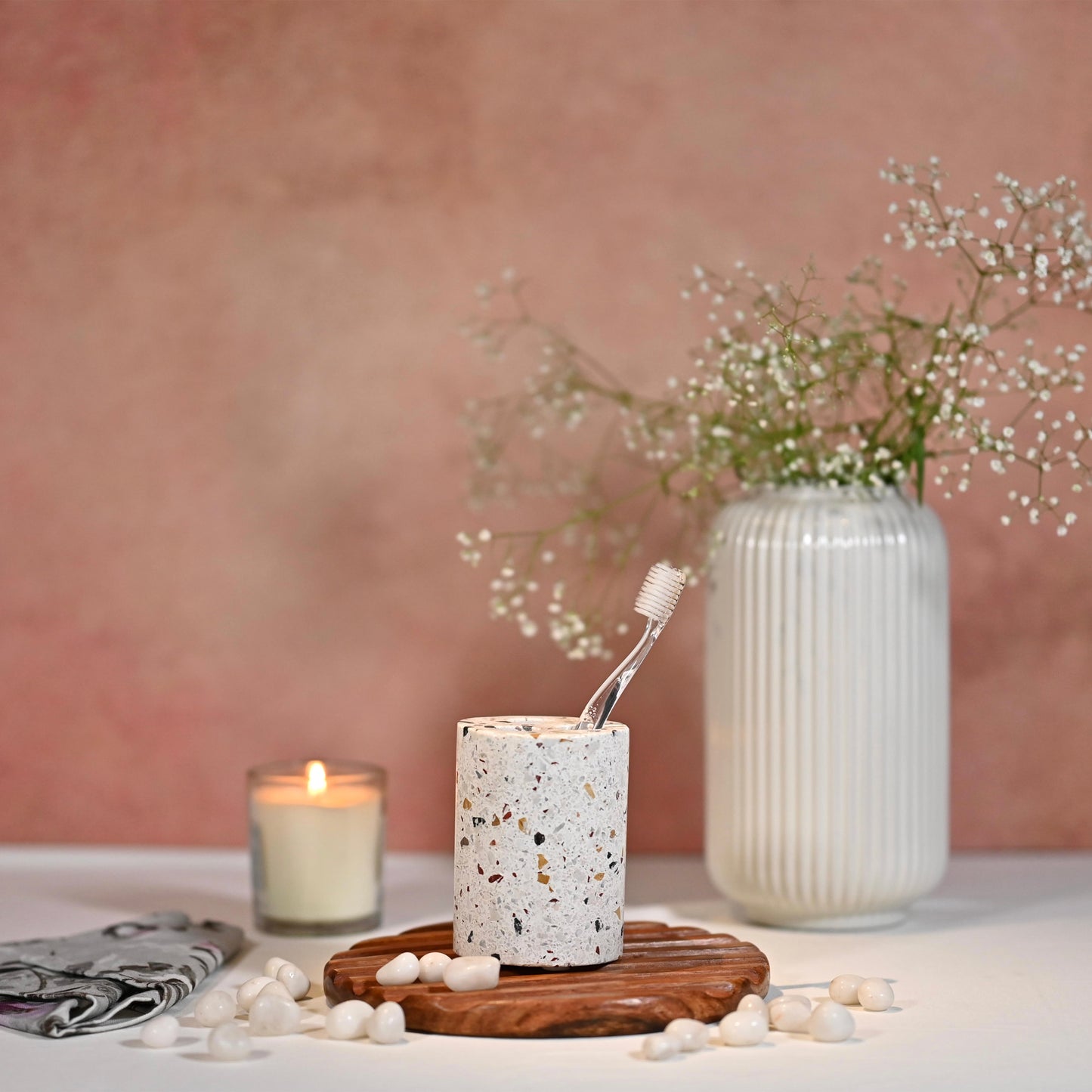 Multicolor Terrazzo Bathroom Set