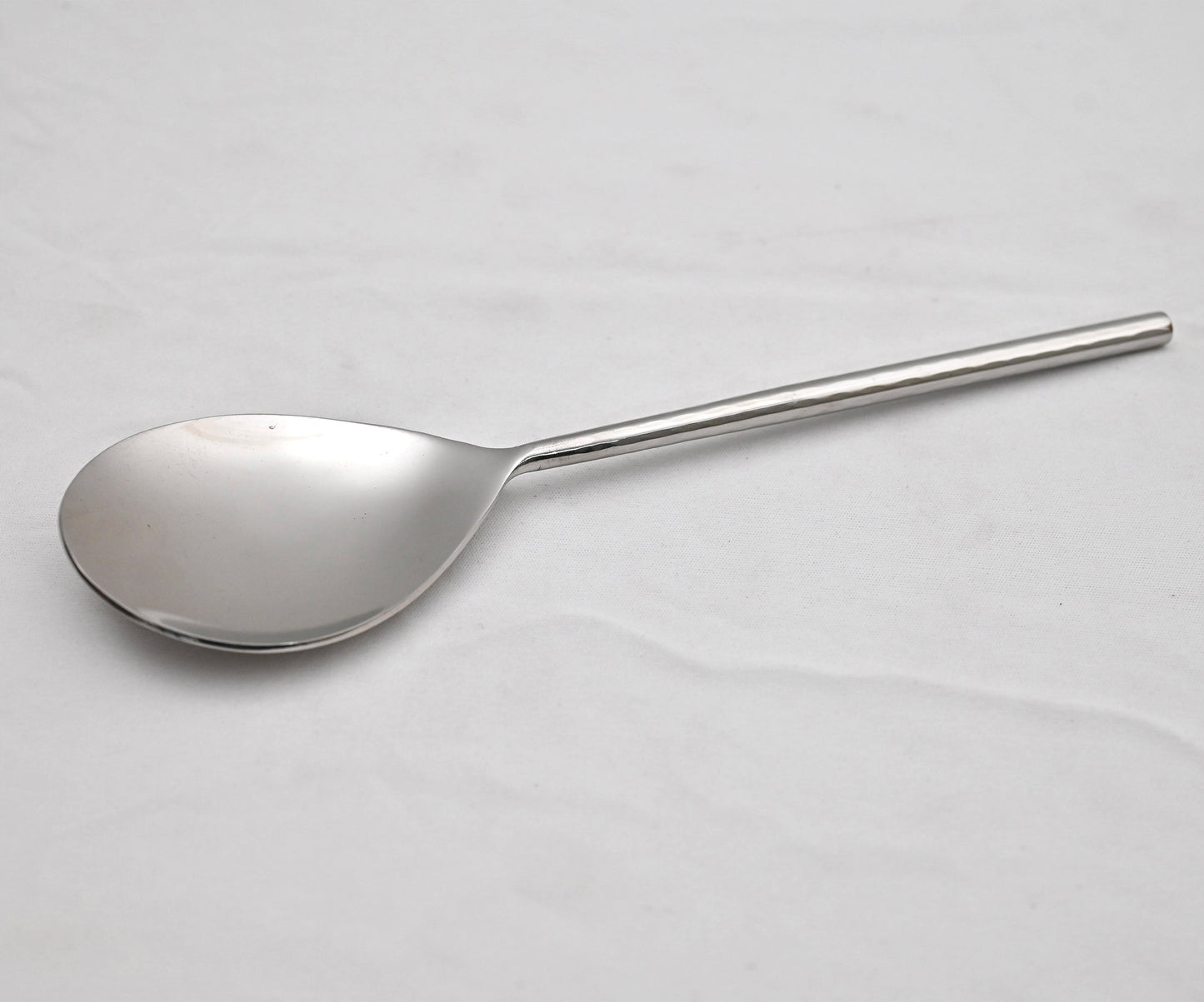 Hammered Stainless Steel Rice Serving Spoon (Regular)