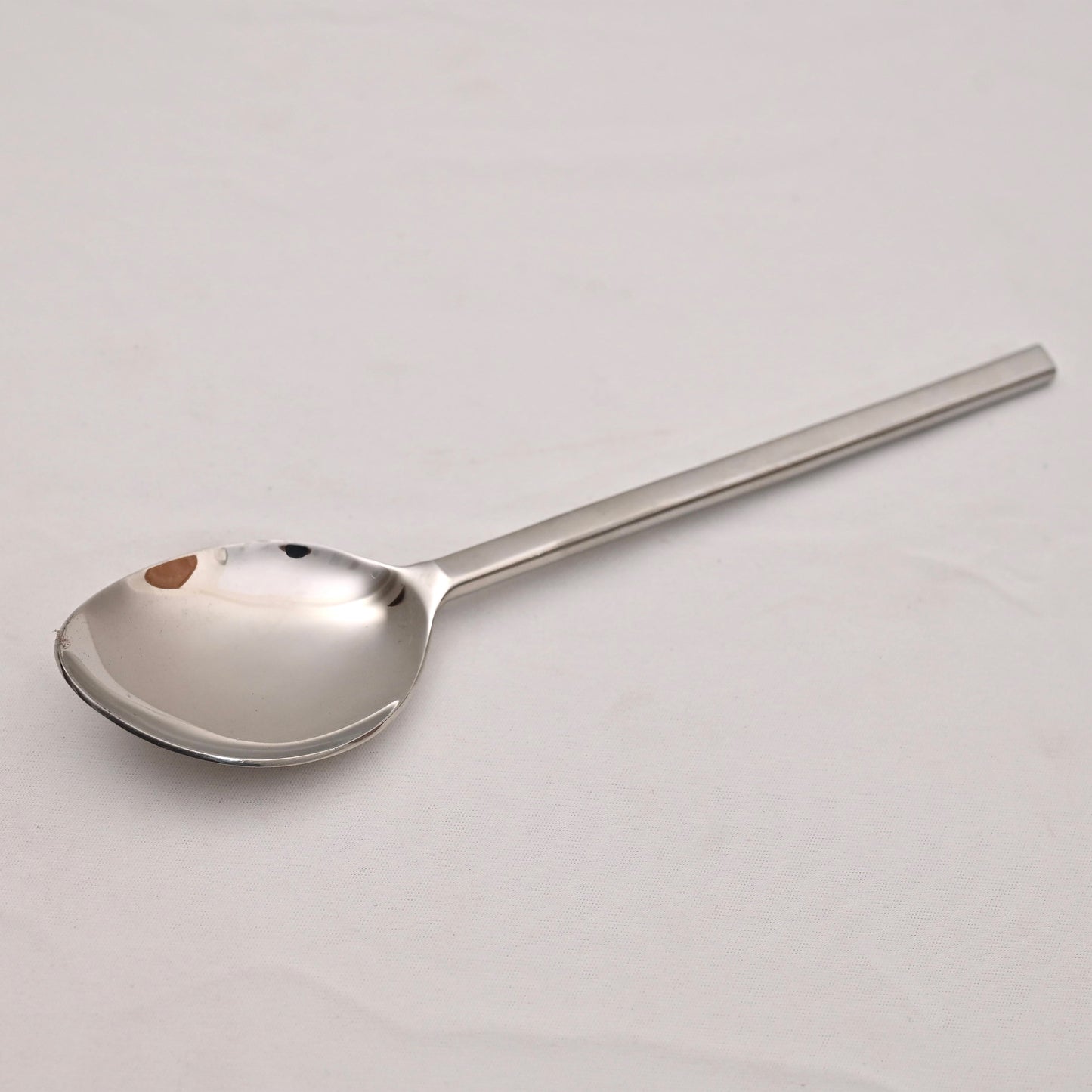 Semi-Matte Stainless Steel Pan Serving Spoon (Small)