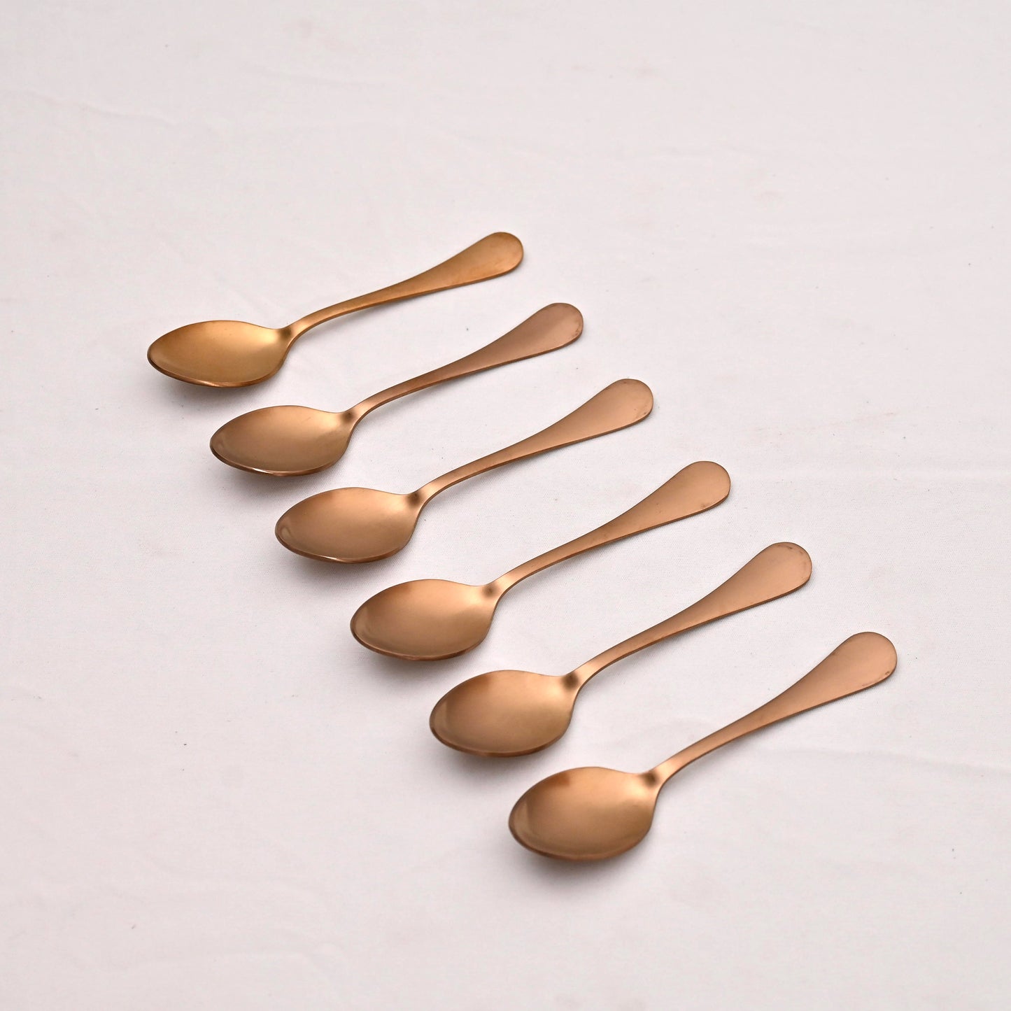 Rose Gold Stainless Steel Tea Spoon Set