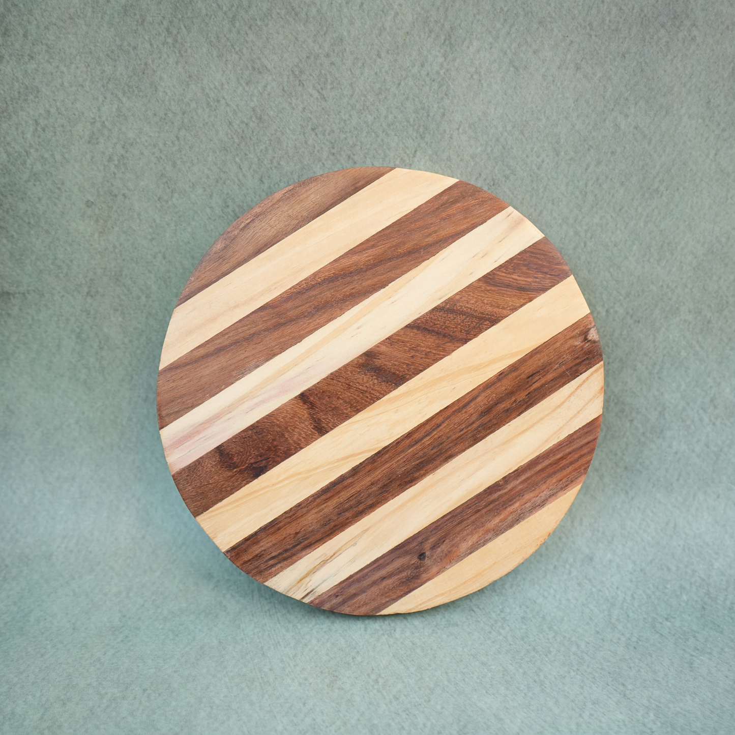 ⁠Round Wooden Trivet- Set of 2