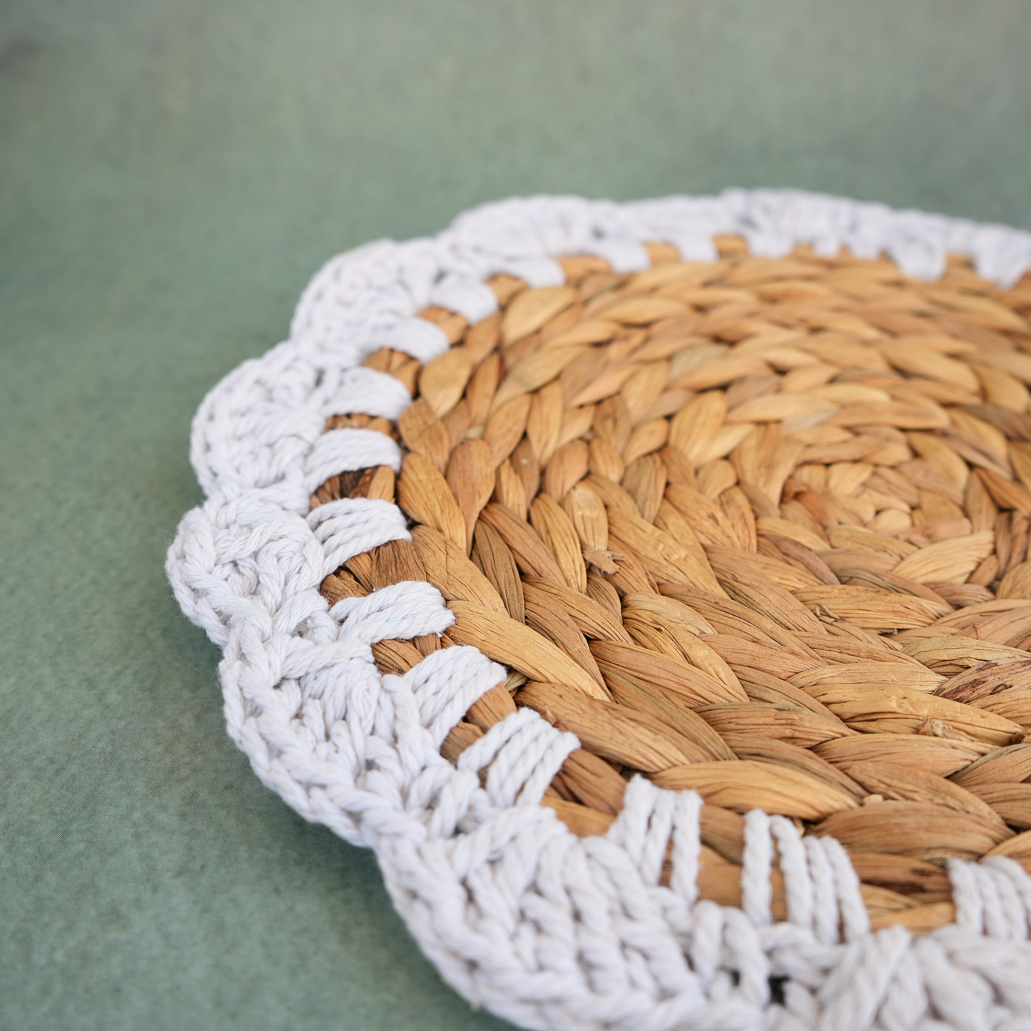 Boho Banana Fibre Trivet- Set of 2