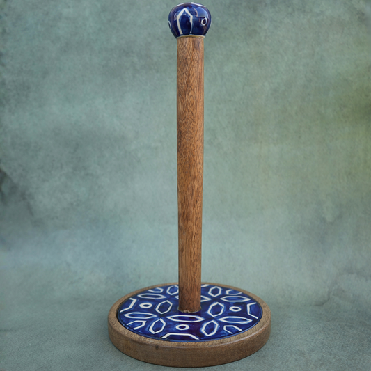 Boho Kitchen Paper Towel Stand