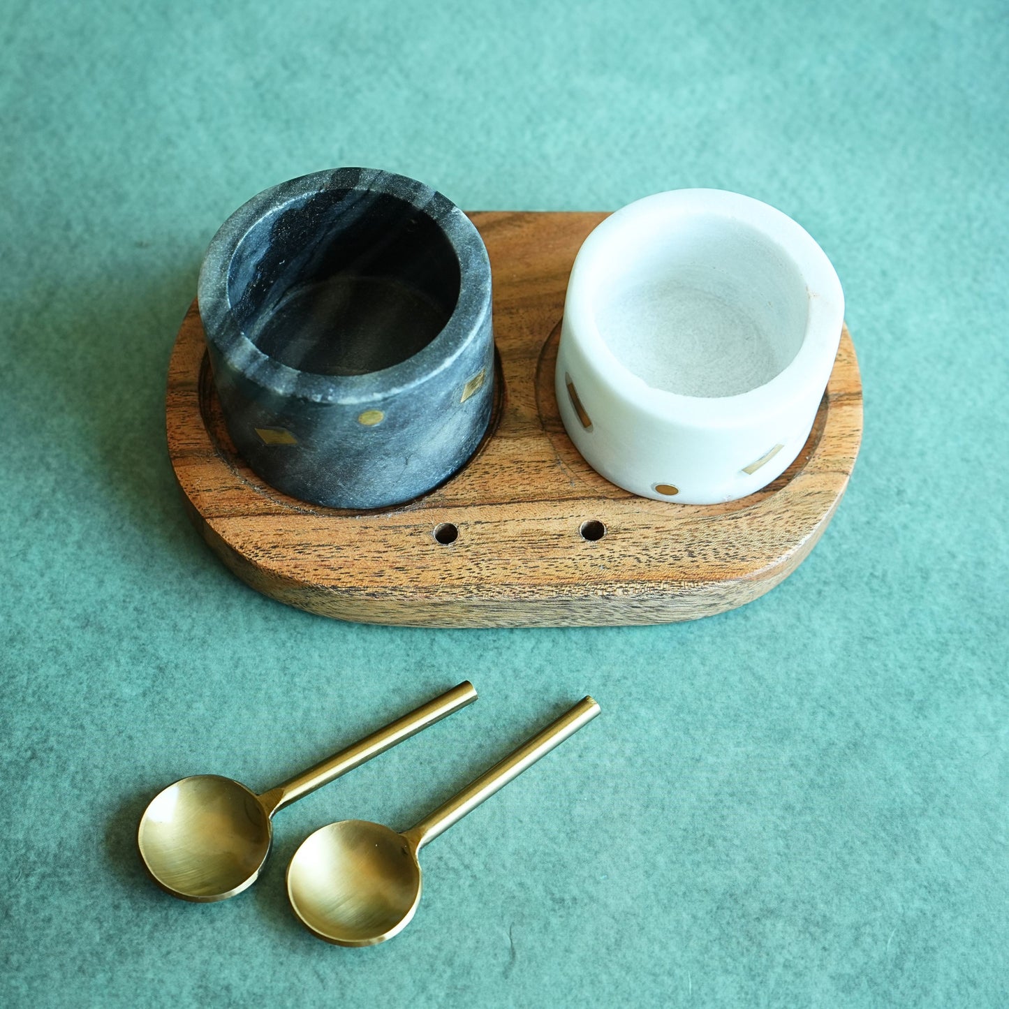 Terra Marble Spice Condiment Holder