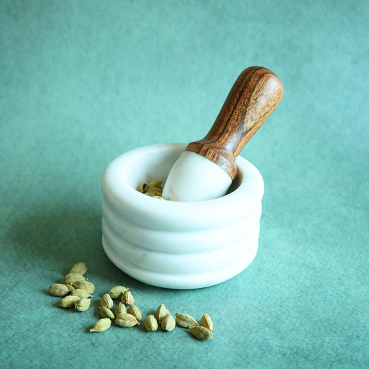 Terra Marble Mortar & Pestle