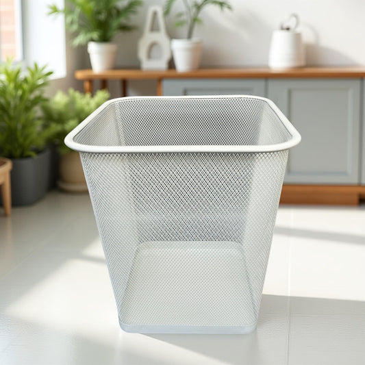 Square Mesh Trash Can