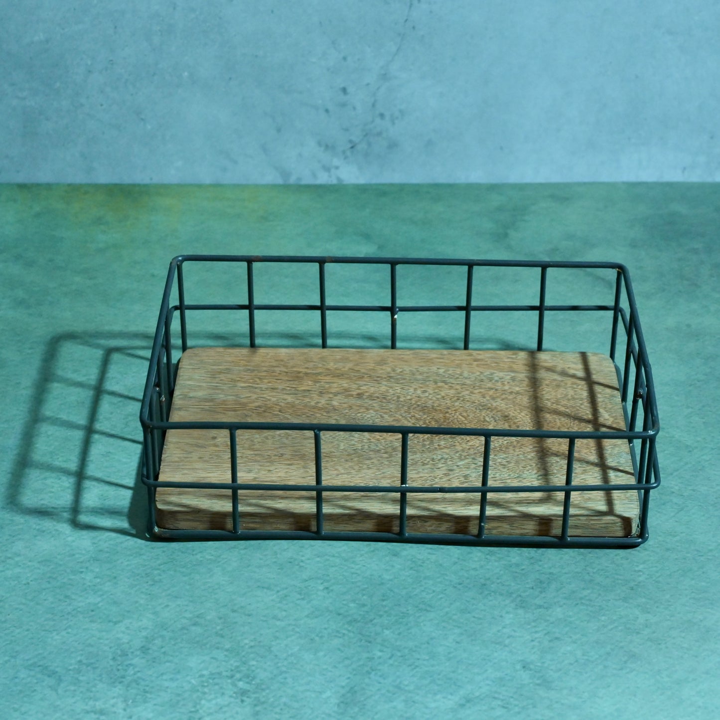 Metal & Wood Storage Organiser