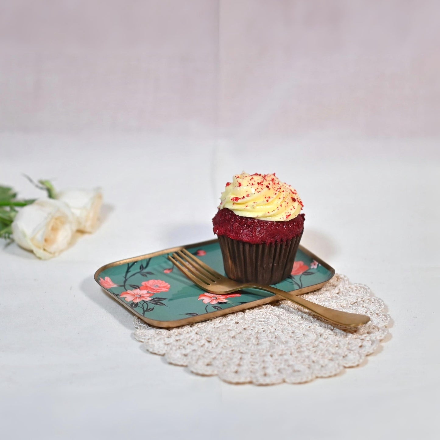 Small Floral Starter Plate - Begonia