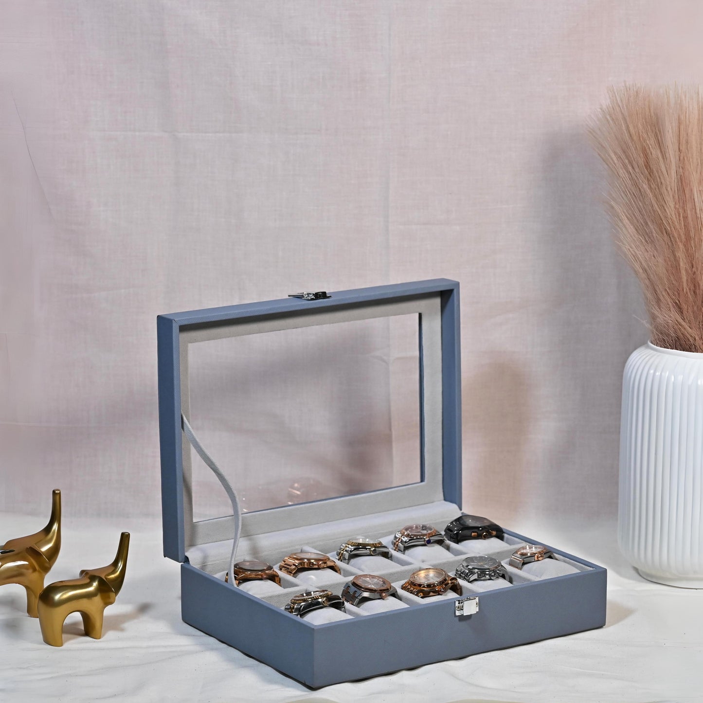 Powder Blue Watch Organiser (Large)