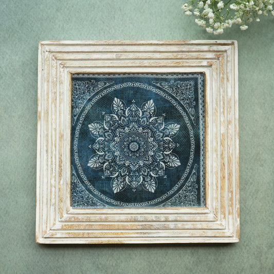 Iris Square Wooden Trivet