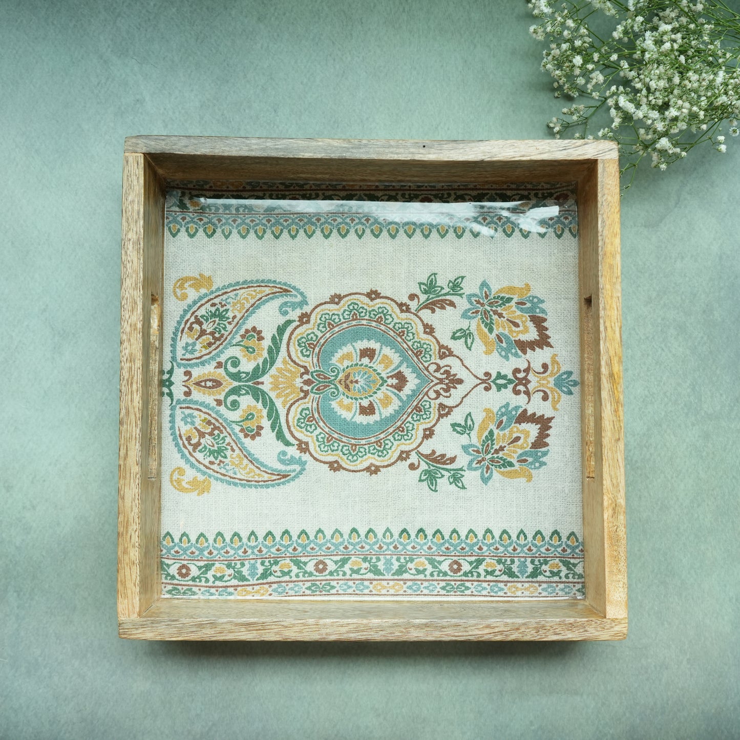 Spring Square Serving Tray