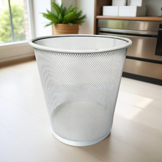 Round Mesh Trash Can