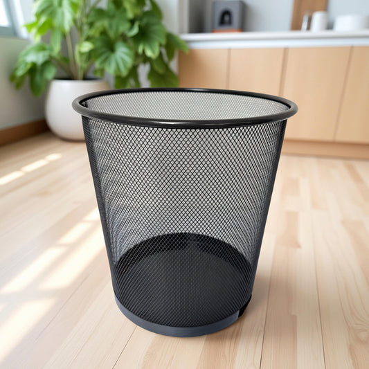 Round Mesh Trash Can