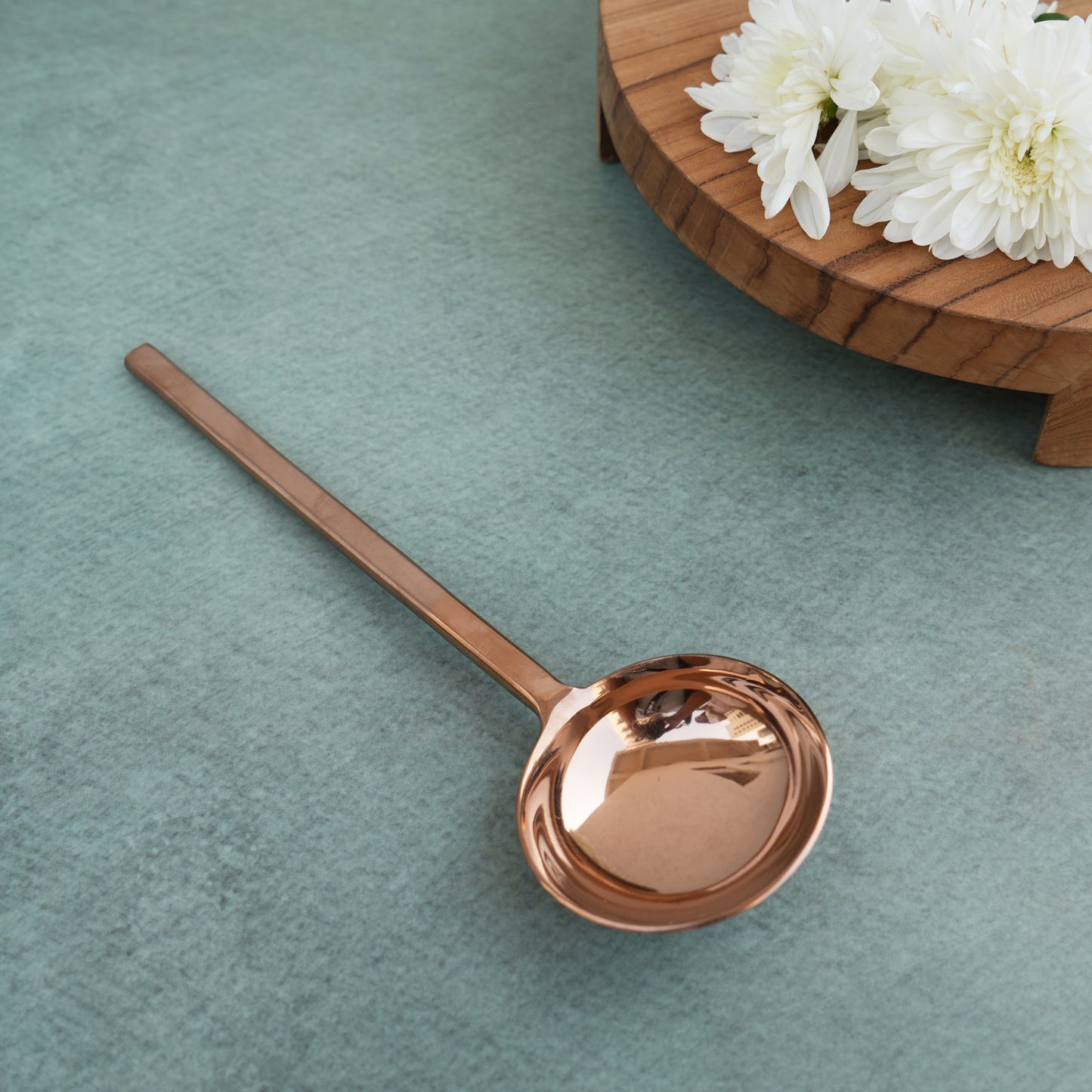 Rose Gold Semi-Matte Stainless Steel Ladle