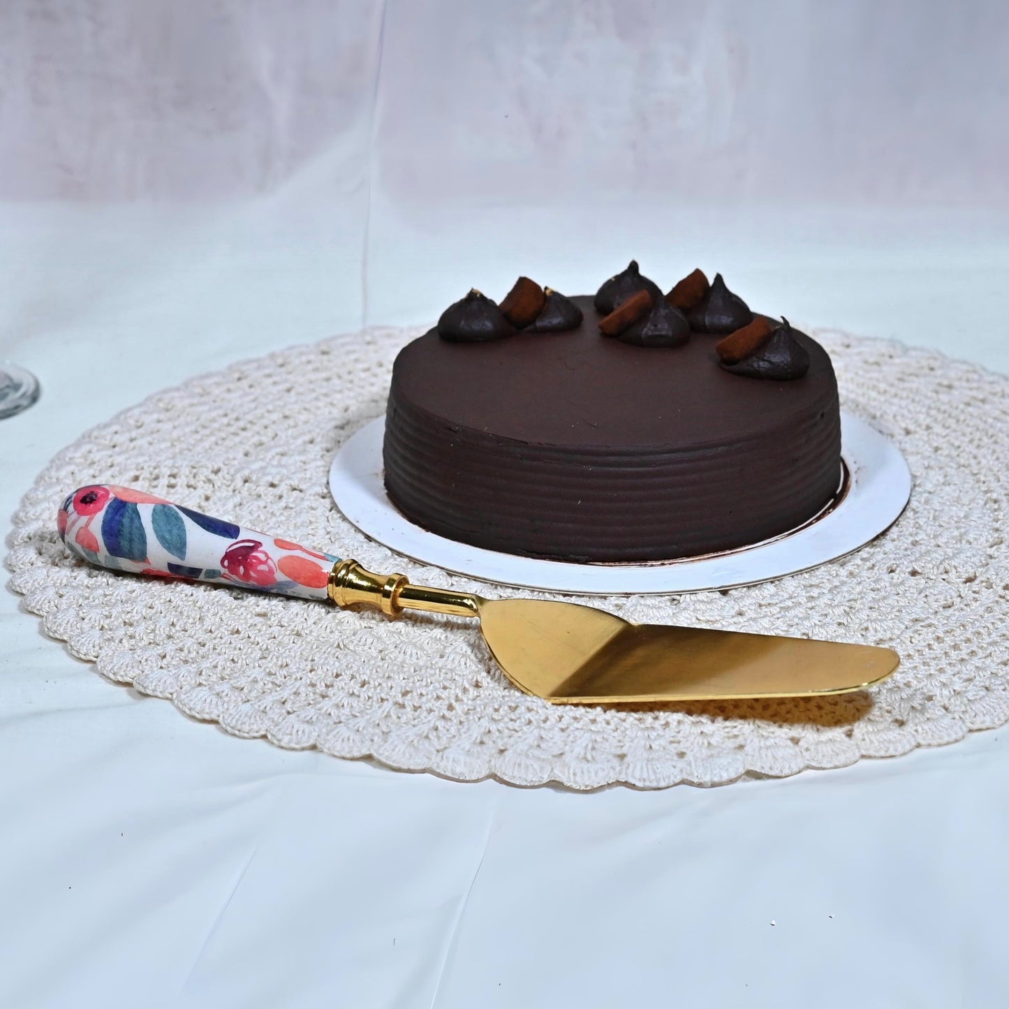 Floral Cake Lifter - Blush