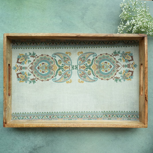 Spring Rectangle Serving Tray