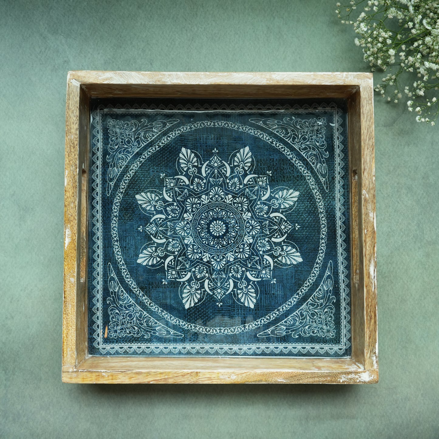Iris Square Serving Tray