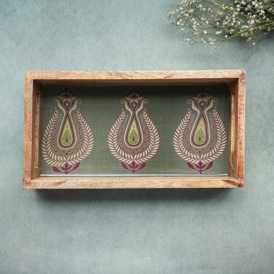 Paisley Oblong Serving Tray