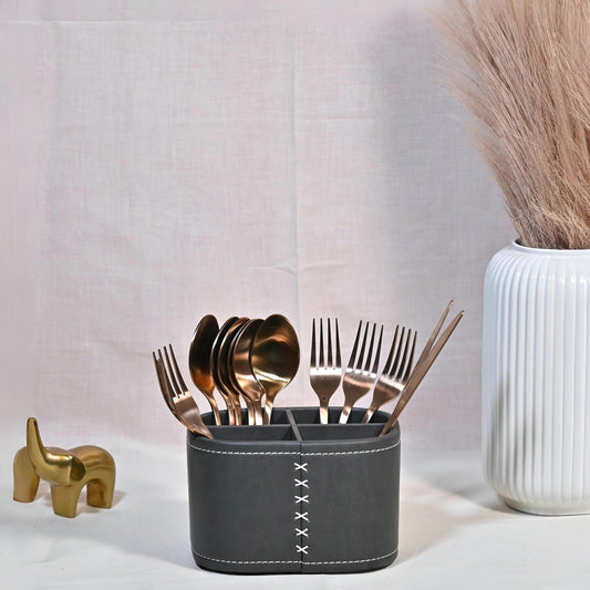 Dark Gray Cutlery Organiser