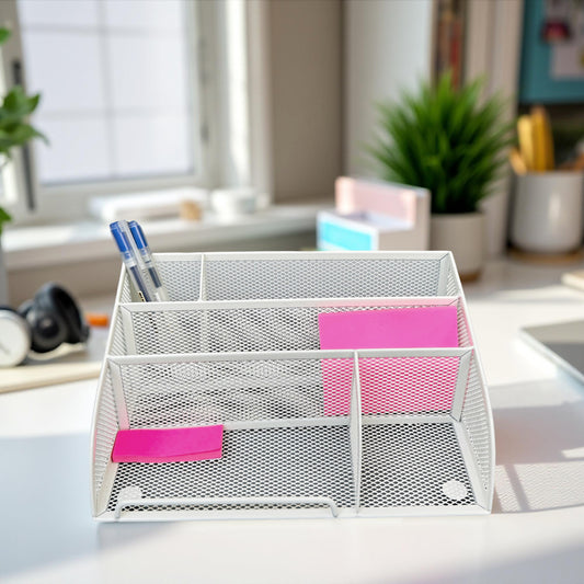 Mesh Stationery Desk Organiser